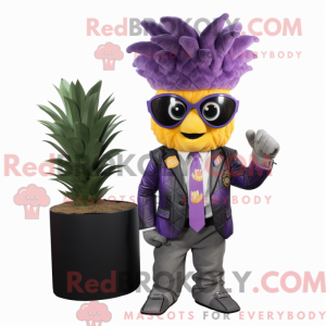 Lavender Pineapple mascot...