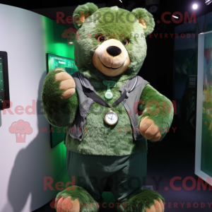 Bosgroene teddybeer...
