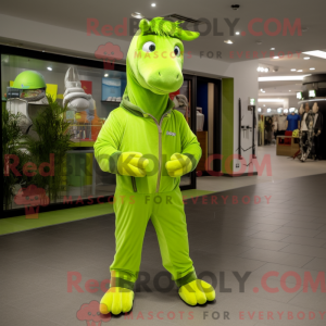 Limegrønn...