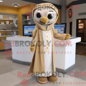 Mascotte de Docteur beige...