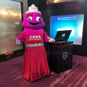 Postava maskota Magenta Cod...