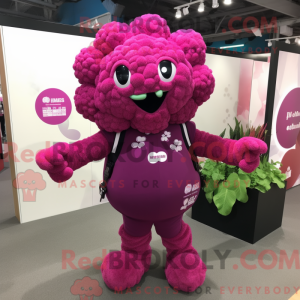 Magenta Cauliflower mascot...