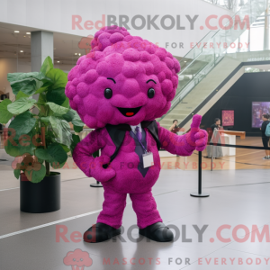 Magenta Cauliflower mascot...
