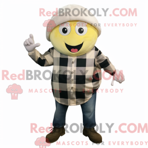 Cream Melon mascot costume...