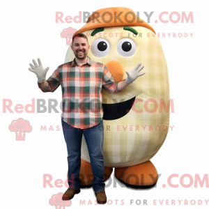 Creme melon maskot kostume...