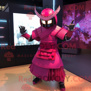 Magenta Samurai maskot...