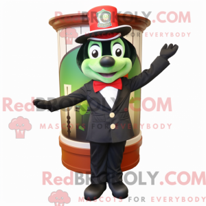 Olive Fire Fighter mascot...