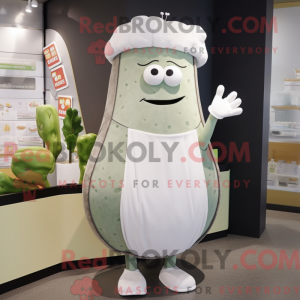 Gray Cucumber mascot...