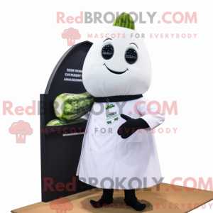 White Zucchini mascot...