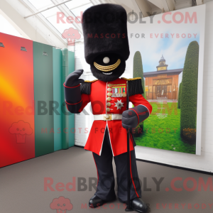 Svart britisk Royal Guard...
