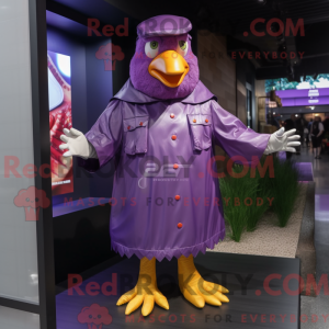 Purple Chicken mascot...