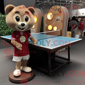 Tan Ping Pong Table...
