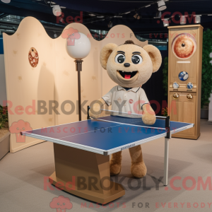 Tan Ping Pong Table...