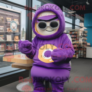 Postava maskota Purple...