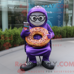 Postava maskota Purple...