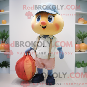 Peach Tuna mascot costume...