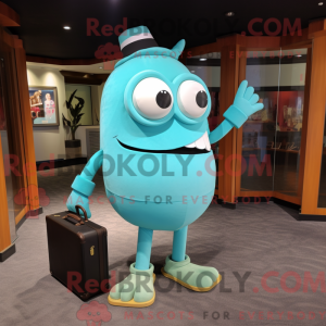 Disfraz de mascota Cyan...