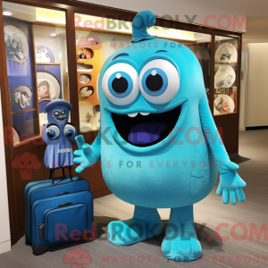 Cyan Cyclops Maskottchen...