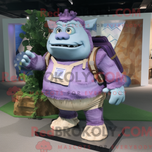 Lavendel Ogre maskot...