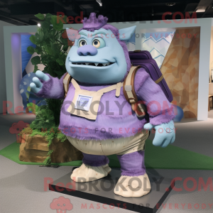 Lavender Ogre mascot...