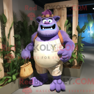 Lavender Ogre mascot...