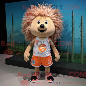 Peach Porcupine maskot...
