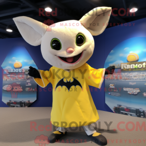 Lemon Yellow Bat mascot...