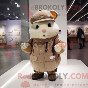 Hamster mascotte kostuum...
