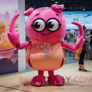 Pink Crab Cakes mascot...