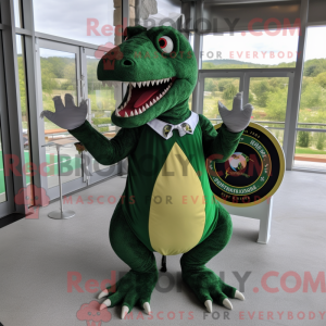Personaggio mascotte T Rex...