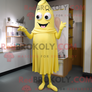Postava maskota žlutého...