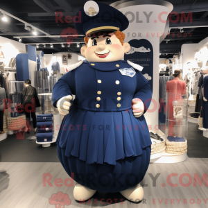 Navy Strongman mascot...