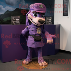 Costume de mascotte Purple...