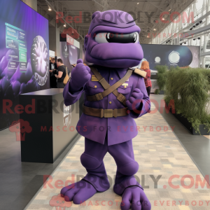 Purple Marine Recon mascot...