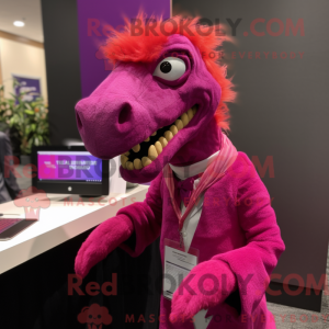 Magenta Deinonychus máscara...