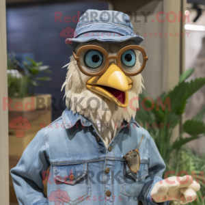 Maskottchenkostüm Tan Hens...
