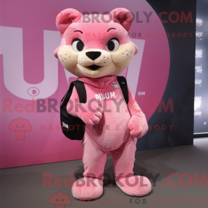 Rosa Puma máscara de...