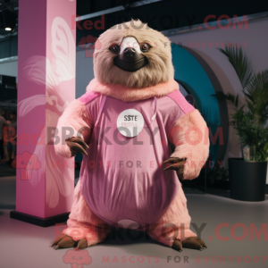 Maskotka Pink Giant Sloth...