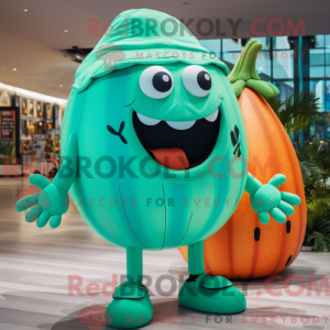 Turquoise Melon mascot...