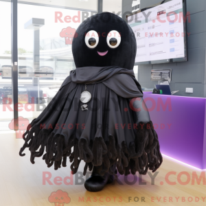 Black Jellyfish mascot...