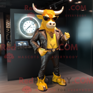 Figura de máscara de touro...