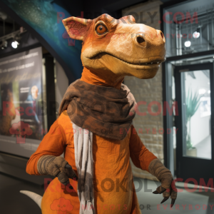 Rust Parasaurolophus mascot...