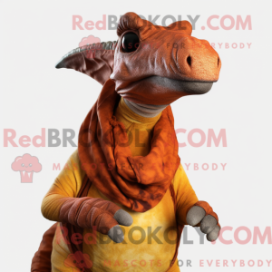 Rust Parasaurolophus maskot...