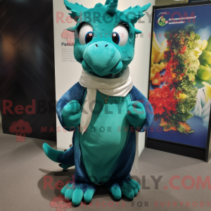 Teal Dragon máscara de...