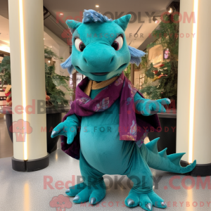 Teal Dragon máscara de...