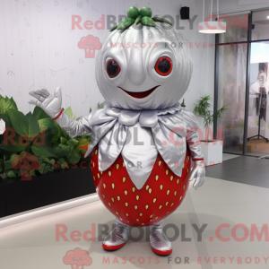 Silver Strawberry mascot...