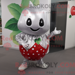 Maskottchenkostüm Silber...