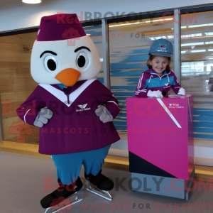 Magenta Pair Of Ice Skates...