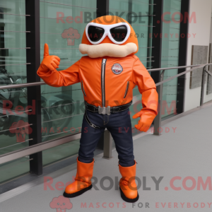 Personaggio mascotte Orange...