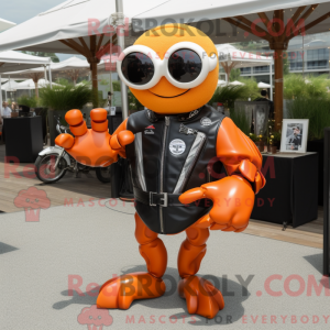 Orange Crab Cakes mascot...